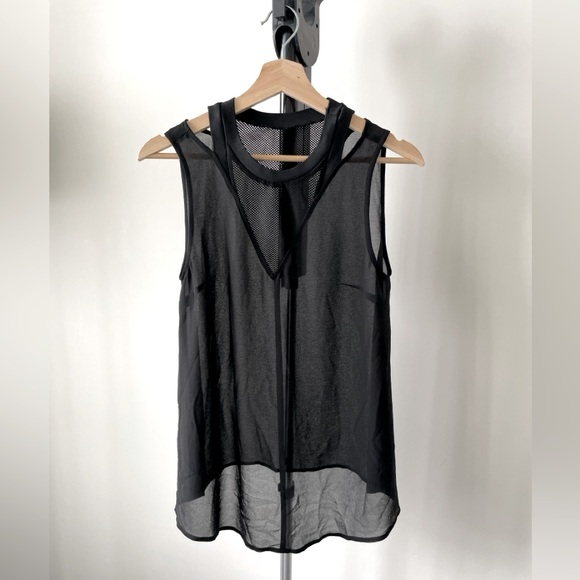 Sisley Black Sheer Top - Picture 1 of 4